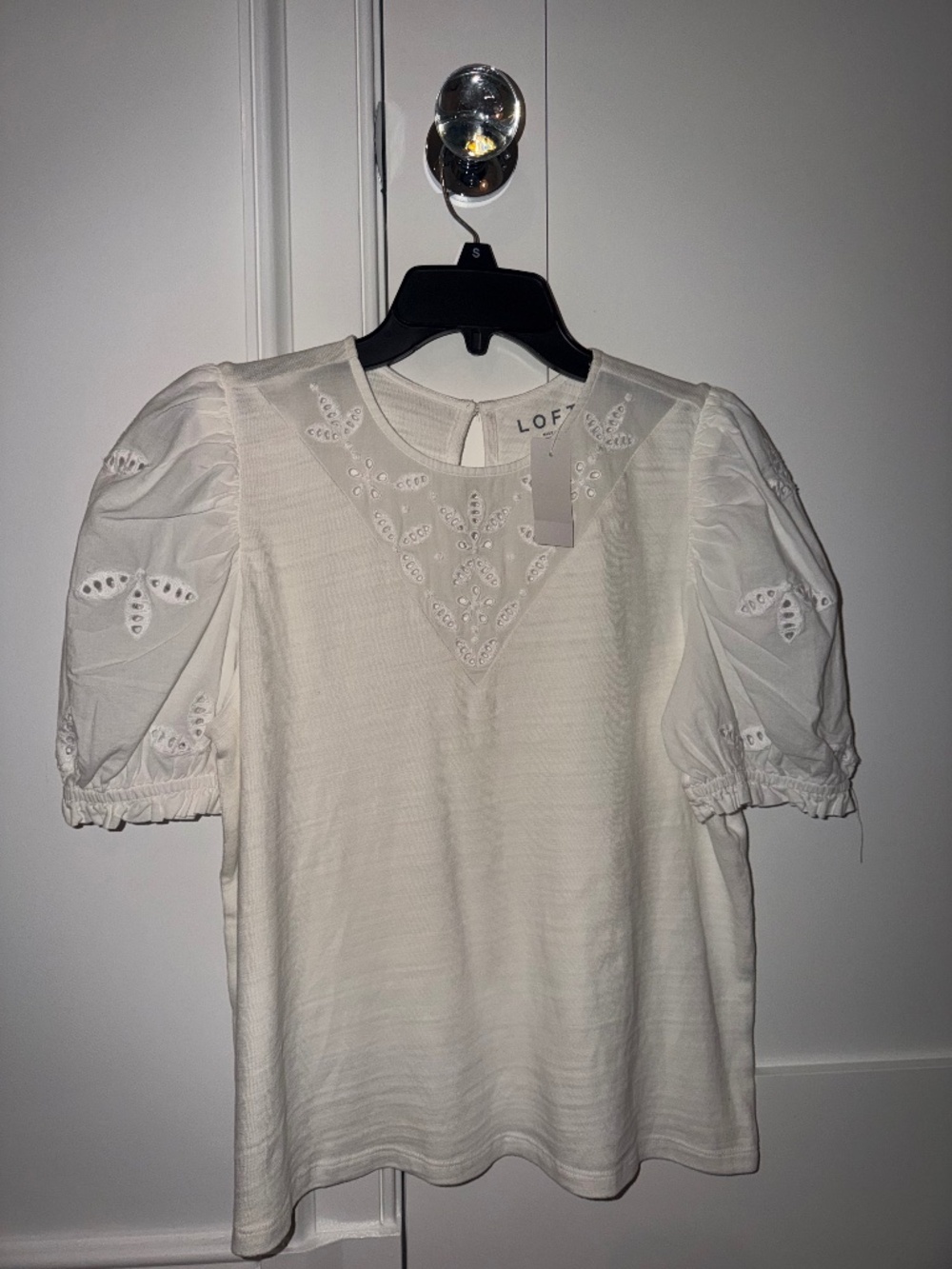 Loft White Small Blouse